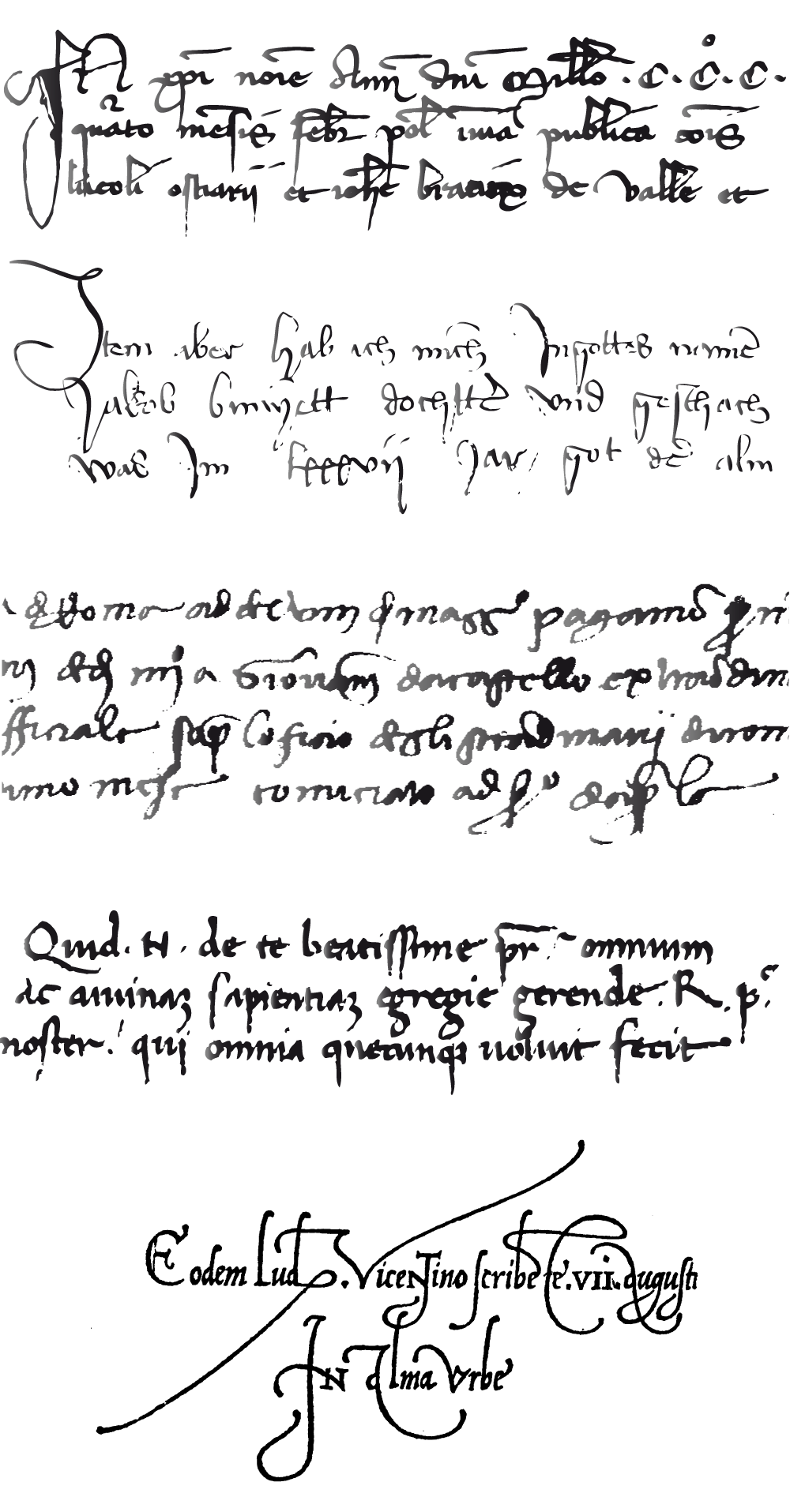 corsive medievali e protoumanistiche